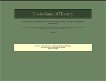 Tablet Screenshot of custodiansofhistory.com